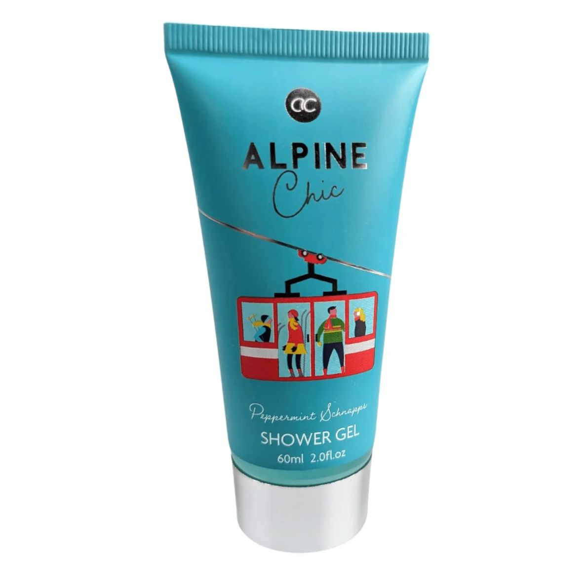 Geschenkset Alpine Chic - Duschgel + Flachmann - FOTOFOL