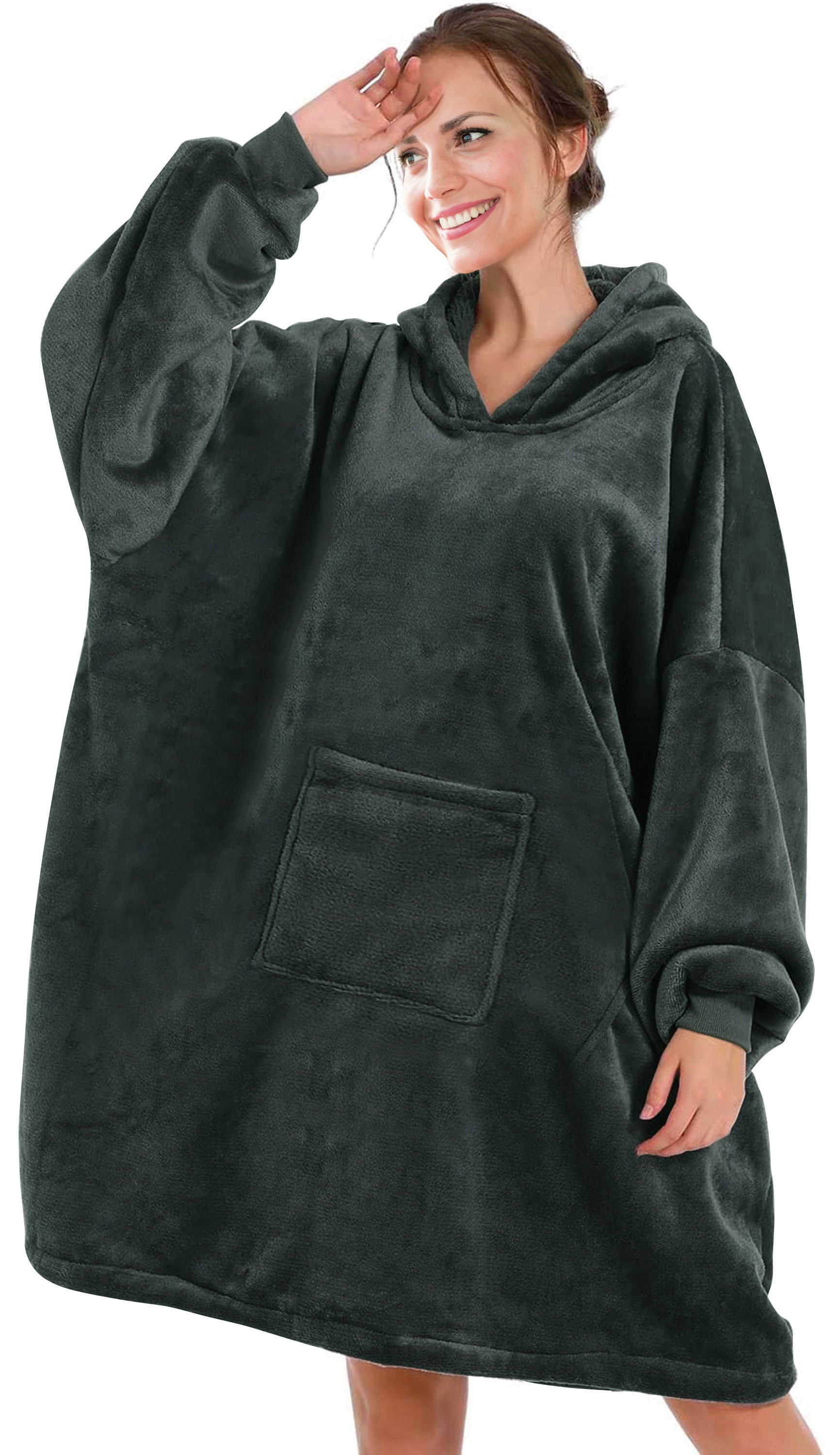 Pullover Decke Kuschel Hoodie - PERSONALISIERT mit Name Pullover Oversize Unisex