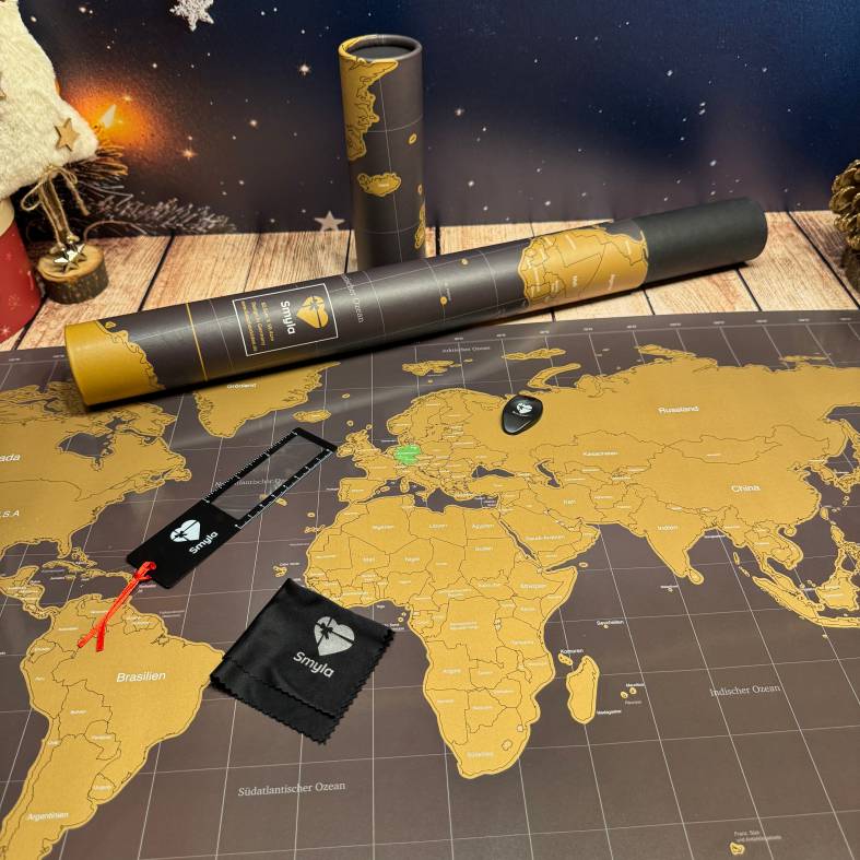 Rubbel-Weltkarte XXL - Reisen Planen & Erinnerungen Festhalten - FOTOFOL