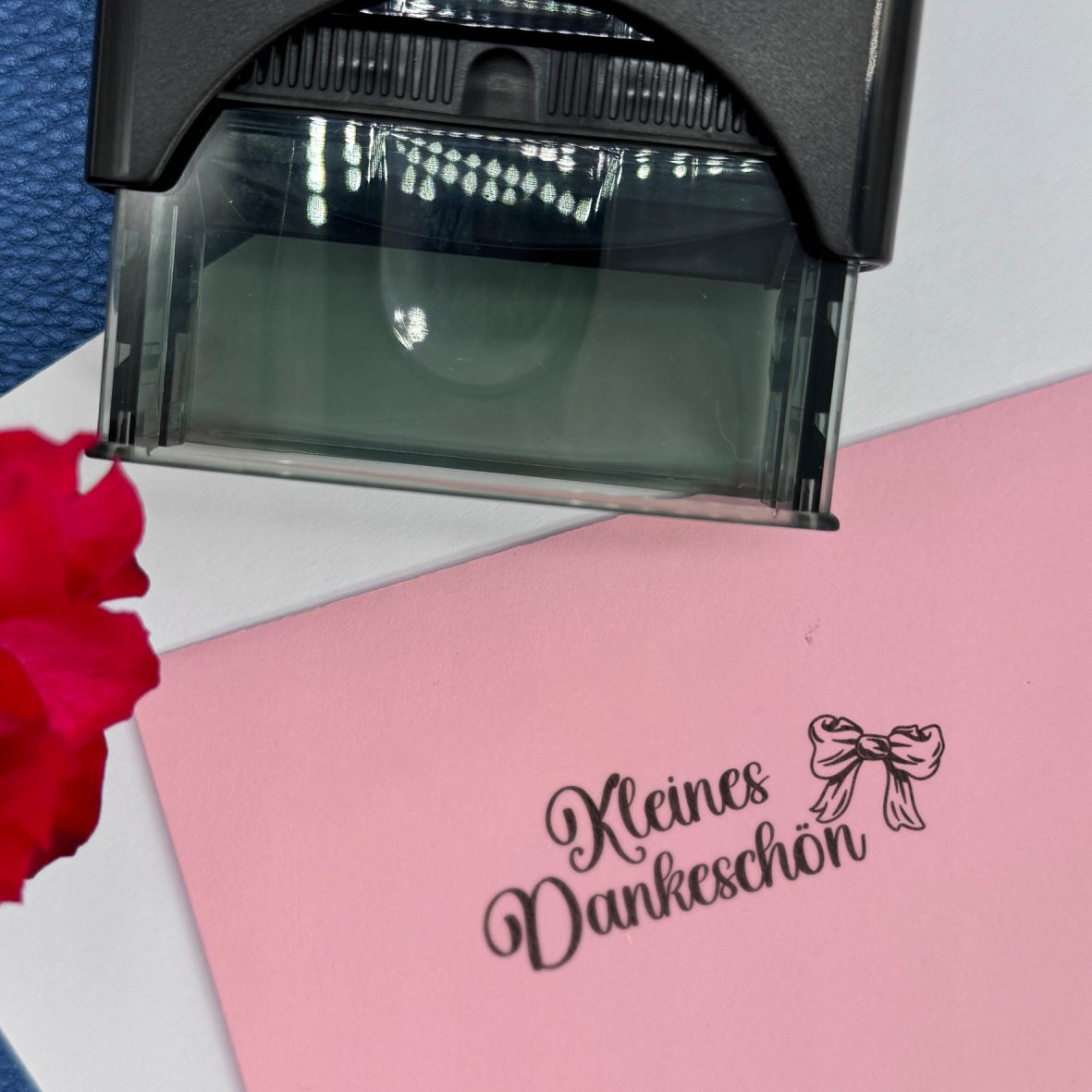 Selbstfärbender Stempel -Kleines Dankeschön - FOTOFOL