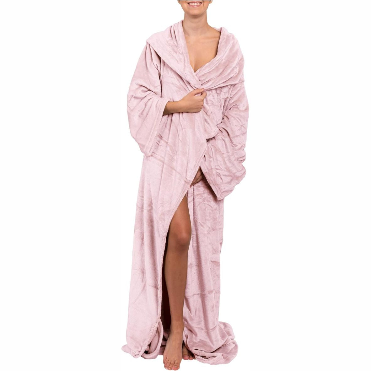 FOTOFOL-Kuscheldecke Personalisiert mit Namen -Flauschige Decke mit Ärmeln