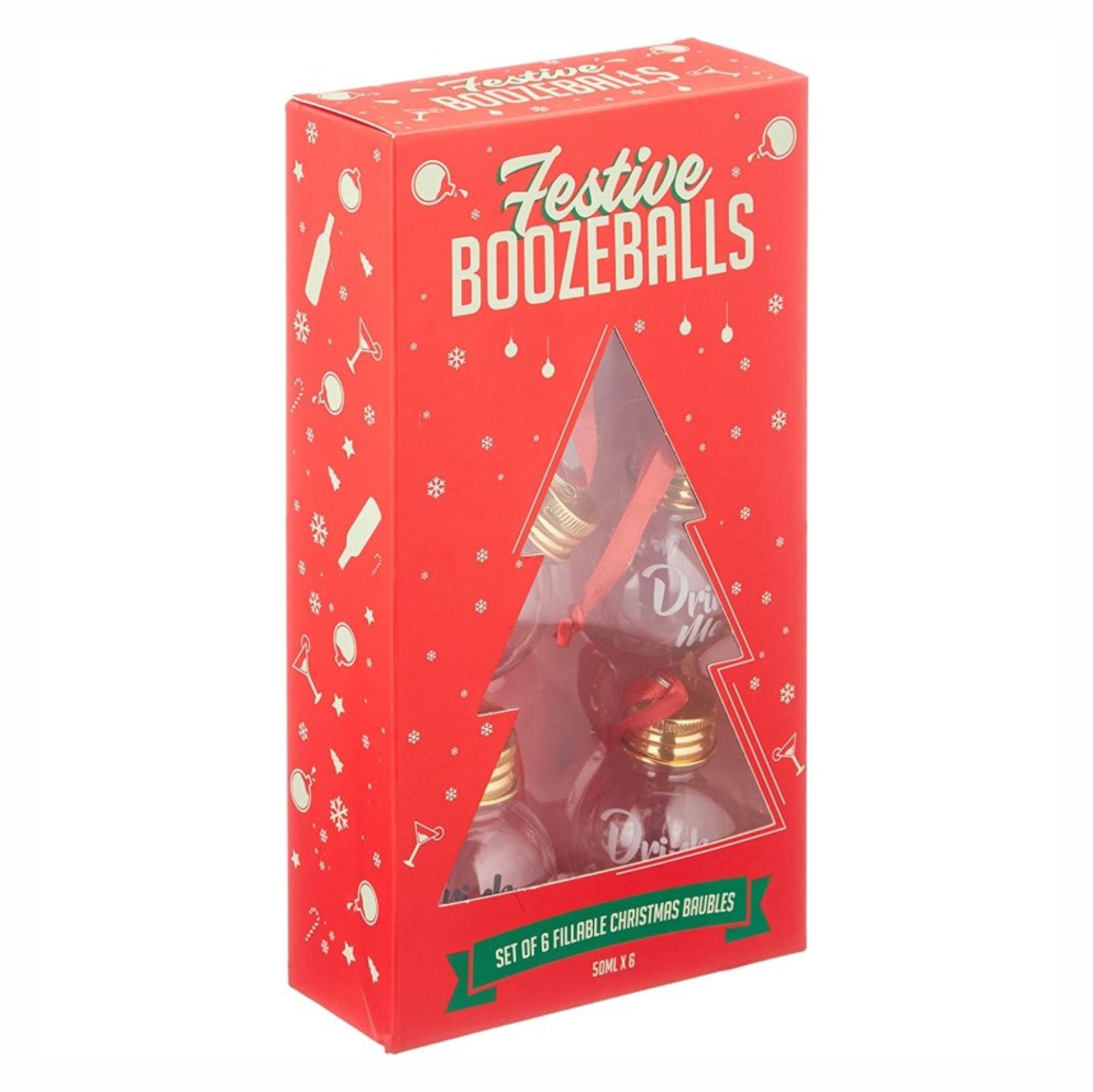 Likör Weihnachtsbaum Kugeln - 6er SET - FOTOFOL