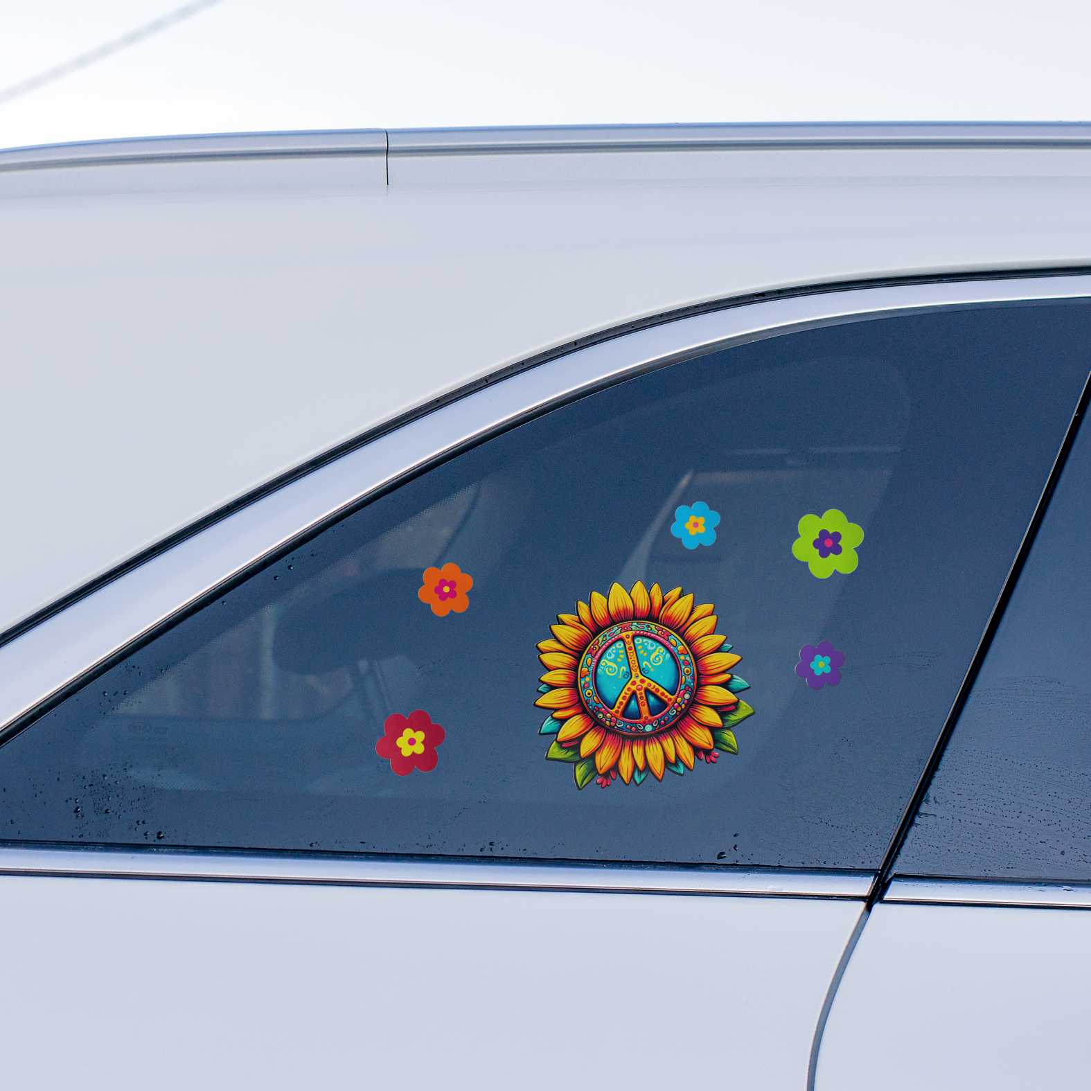 Peace Love Hippie Aufkleber Set - FOTOFOL