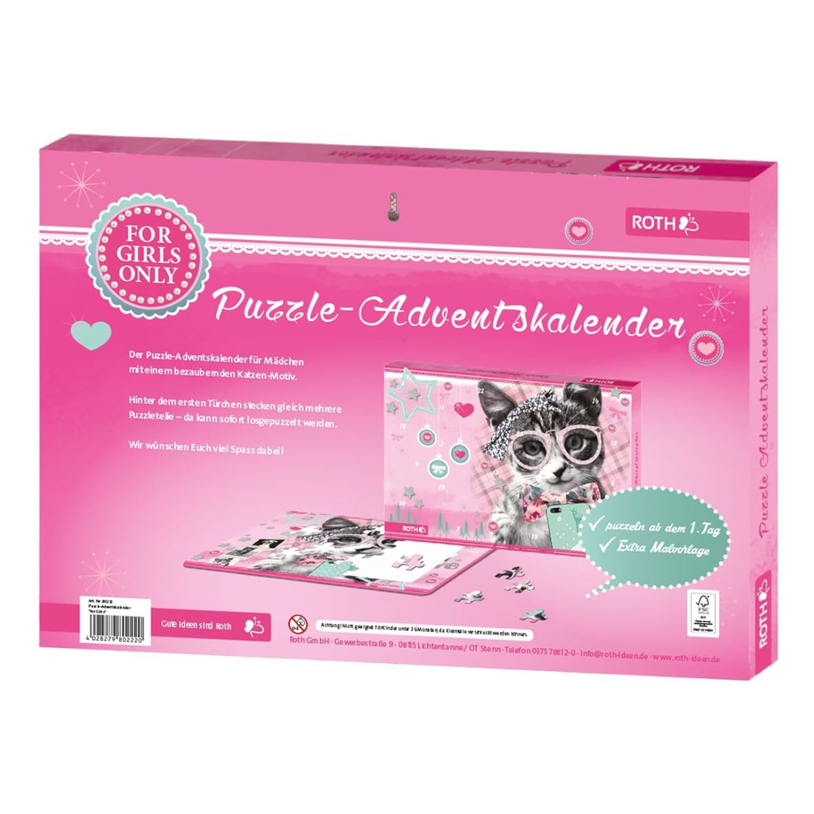 Puzzle-Adventskalender For Girls - FOTOFOL