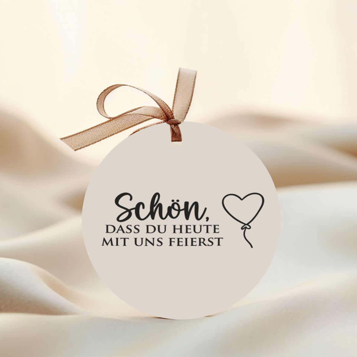 Selbstfärbender Stempel - Schön dass du heute mit uns feierst - FOTOFOL