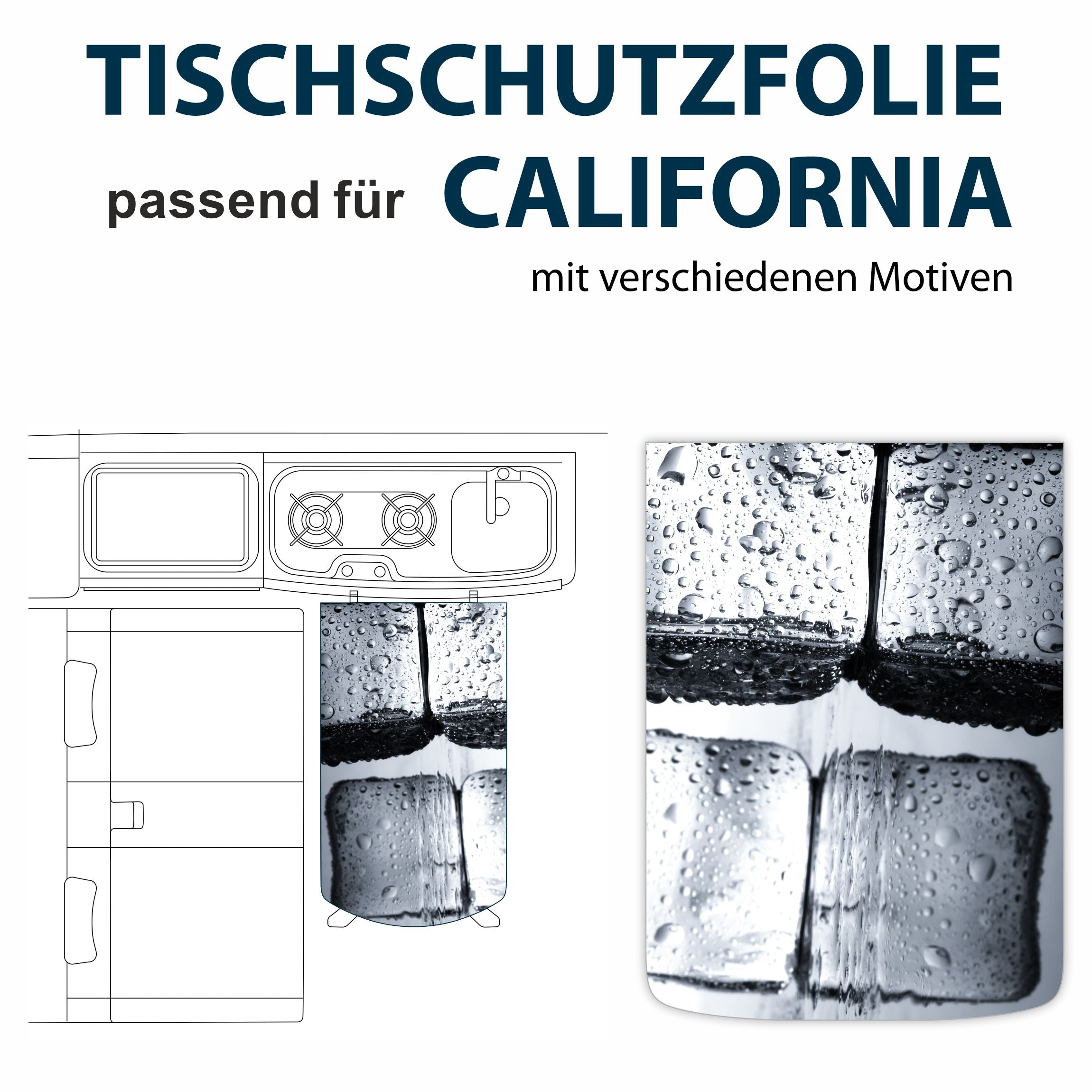 Tischschutzfolie für VW T6.1 California - Tischschutz Innenraum