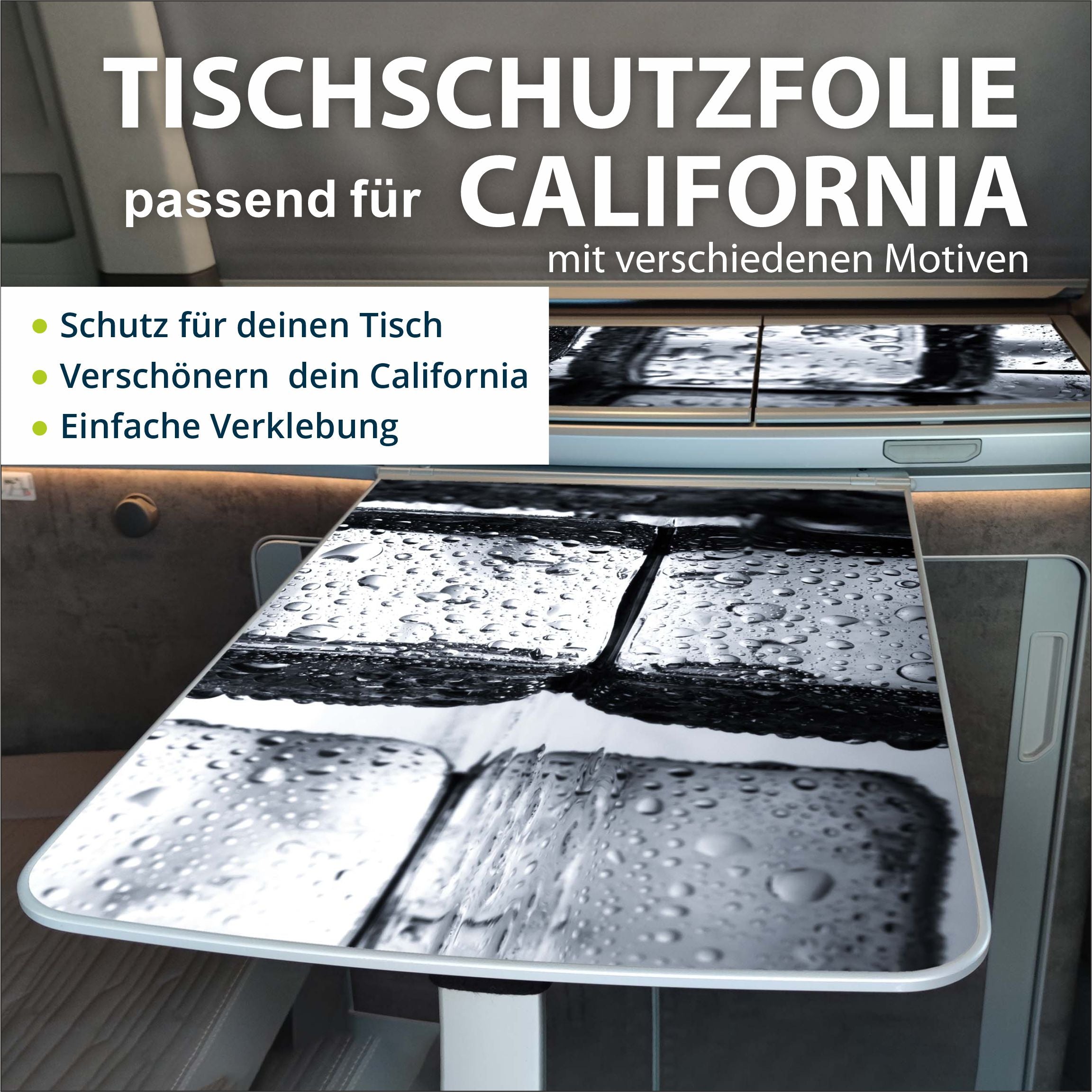 Tischschutzfolie für VW T6.1 California - Tischschutz Innenraum
