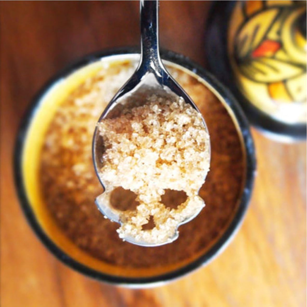 SUCK UK Totenkopf-Teelöffel „Sugar Skull“