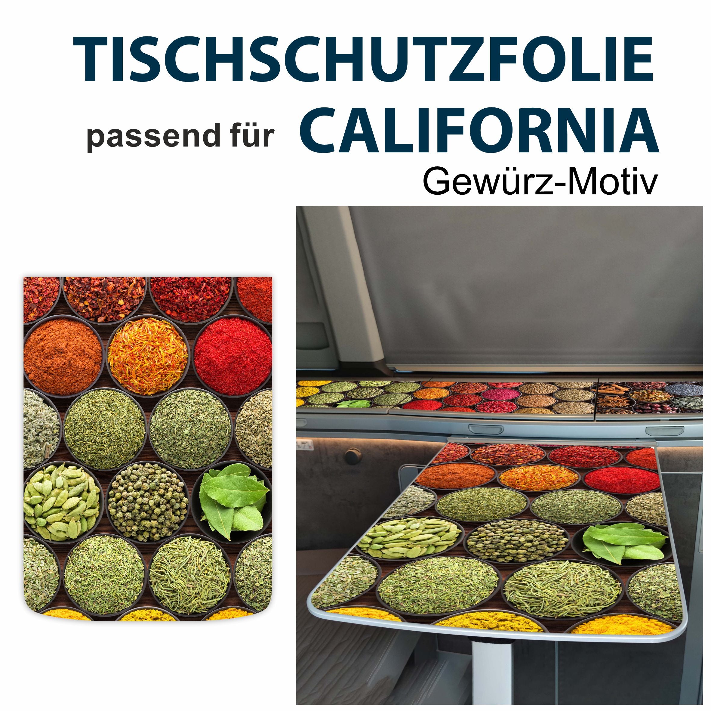 Tischschutzfolie für VW T6.1 California - Tischschutz Innenraum