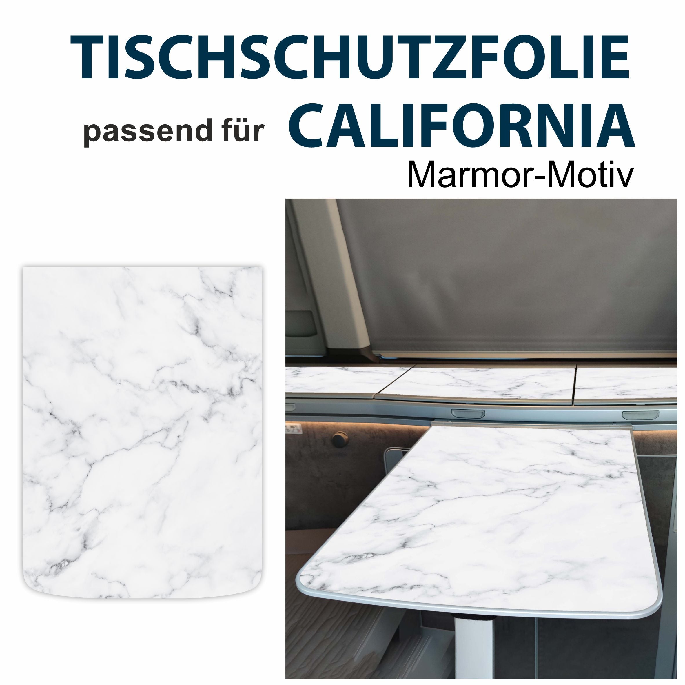 Tischschutzfolie für VW T6.1 California - Tischschutz Innenraum