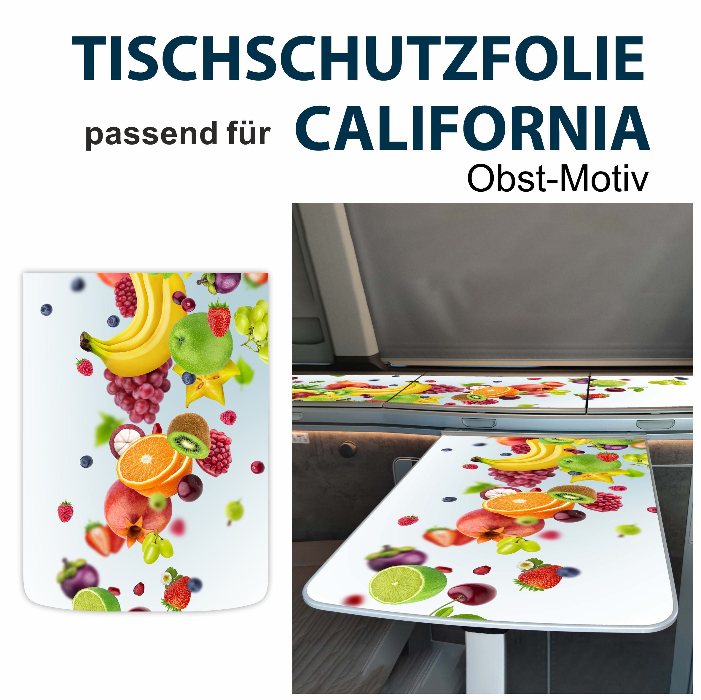 Tischschutzfolie für VW T6.1 California - Tischschutz Innenraum