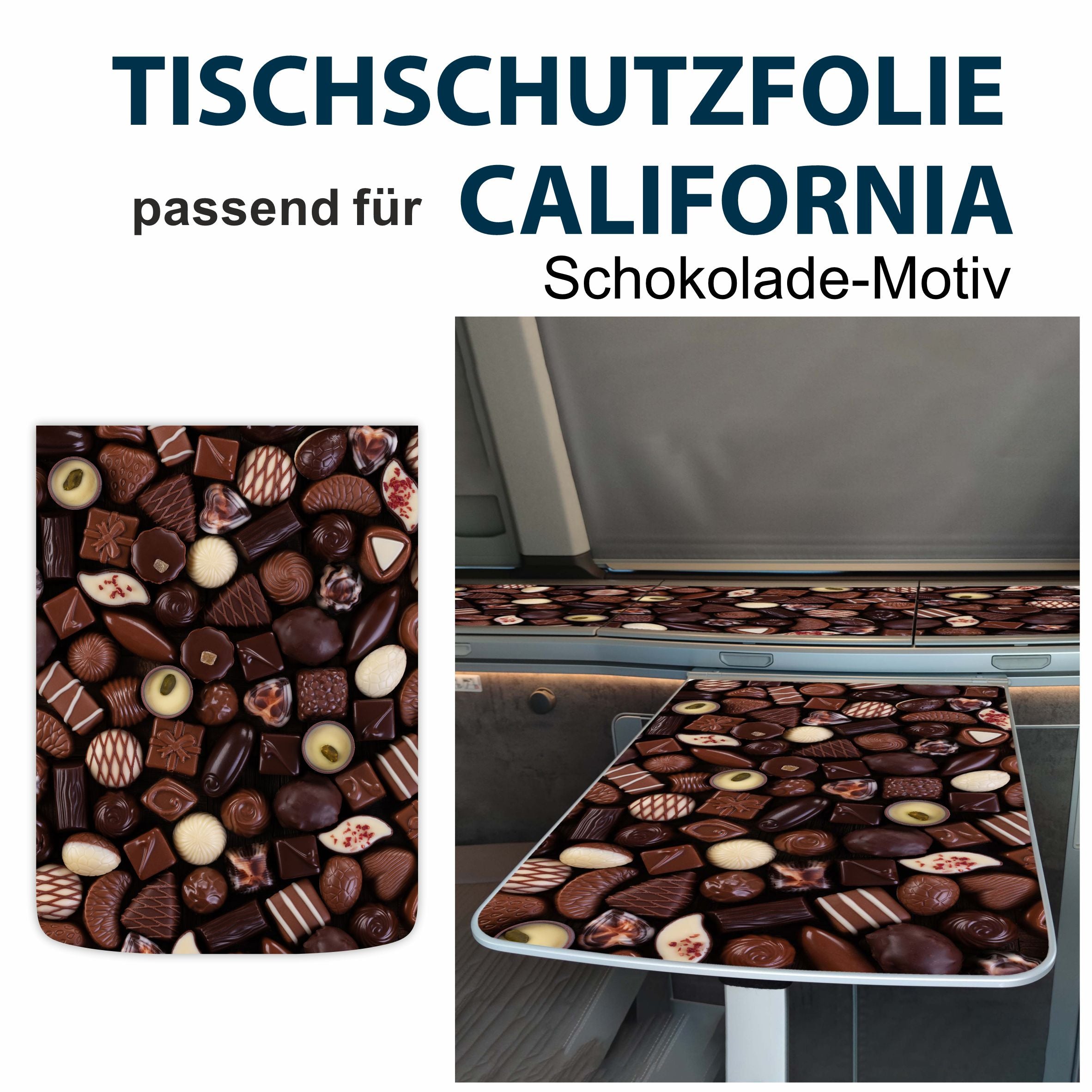 Tischschutzfolie für VW T6.1 California - Tischschutz Innenraum