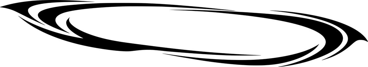 Bogenlinie – Aufklebermotiv