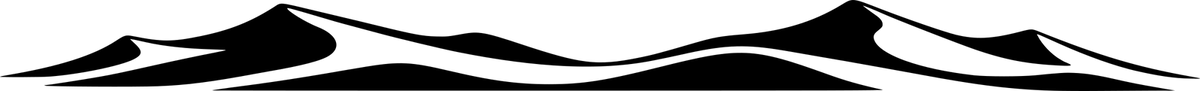 Dünenlinie – Aufklebermotiv