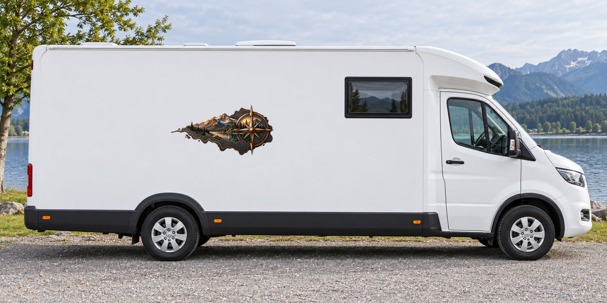 Kartenspuren – Beispiel am Wohnmobil
