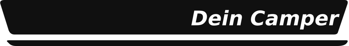 Namensstreifen · dein Camper – Aufklebermotiv