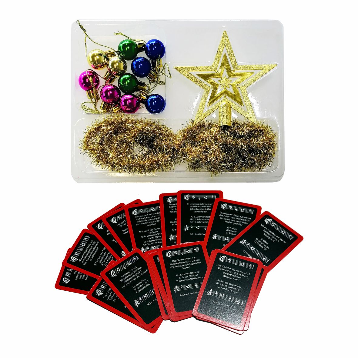 Weihnachtszauber Weihnachtsquiz und Pflanzenkugeln - FOTOFOL