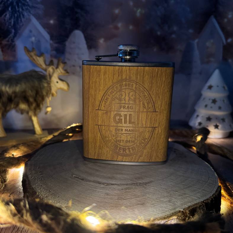 FOTOFOL - personalisierter Flachmann mit Gravur