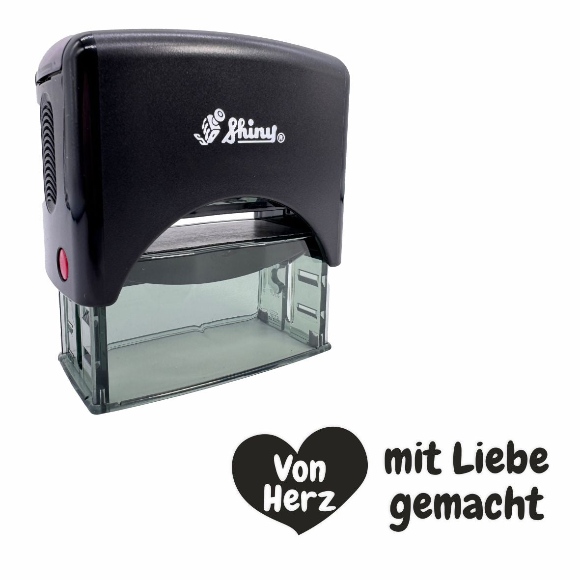 Selbstfärbender Stempel -mit Liebe gemacht - FOTOFOL