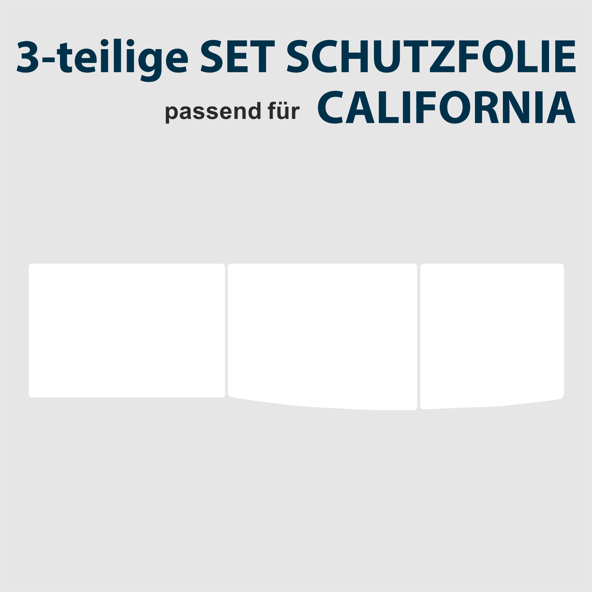 Schutzfolien Auto-Set, passend für VW T6.1 oder T6 California - Schutz für Glass-Abdeckung vom Kühlschrank, Kochfeld, Spülbecken mit verschiedenen Motiven - FOTOFOL