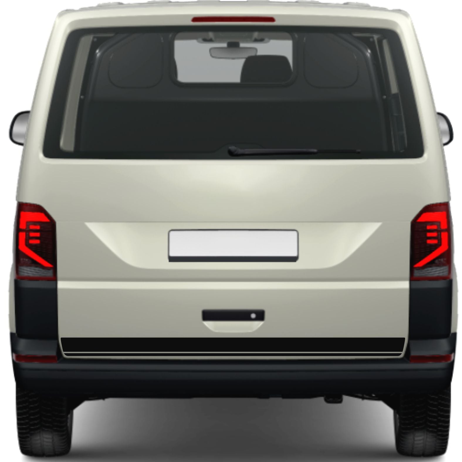 FOTOFOL - Heckklappen Heckstreifen Aufkleber Wunschtext passend für VW T6.1 T6 T5 Multivan Bulli