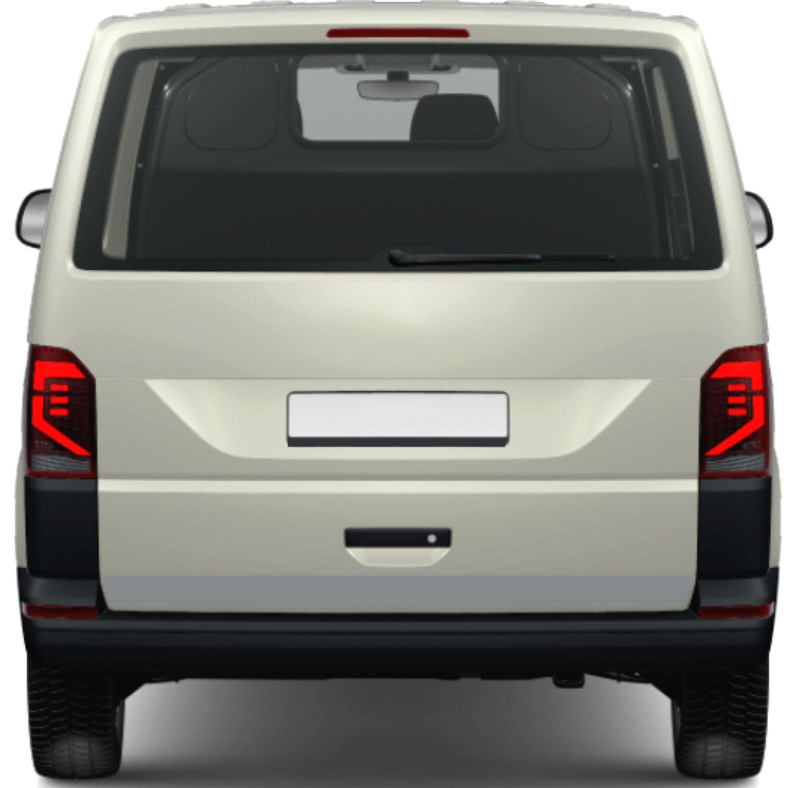 FOTOFOL - Heckklappen Heckstreifen Aufkleber Wunschtext passend für VW T6.1 T6 T5 Multivan Bulli