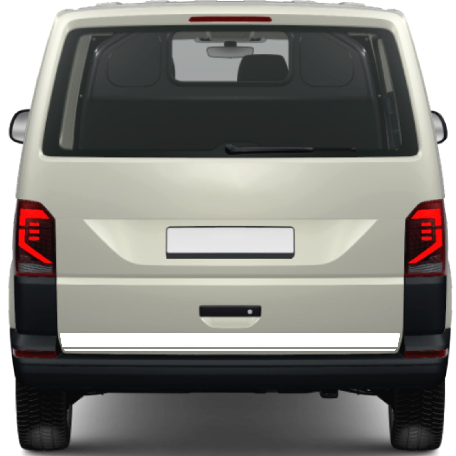 FOTOFOL - Heckklappen Heckstreifen Aufkleber Wunschtext passend für VW T6.1 T6 T5 Multivan Bulli