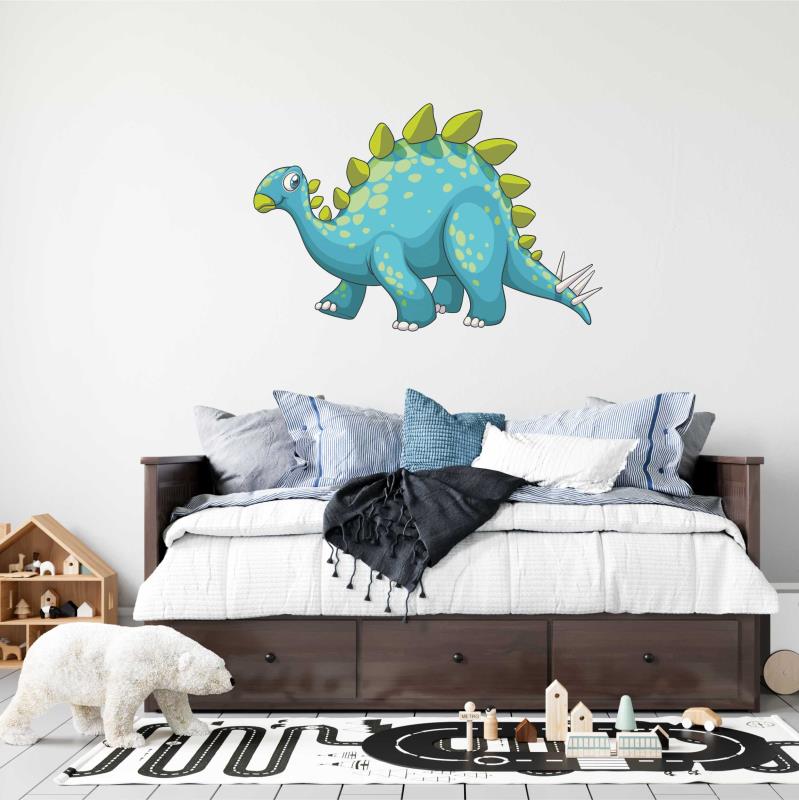 Wandtattoo Kinderzimmer Stegosaurus Dinosaurier - FOTOFOL