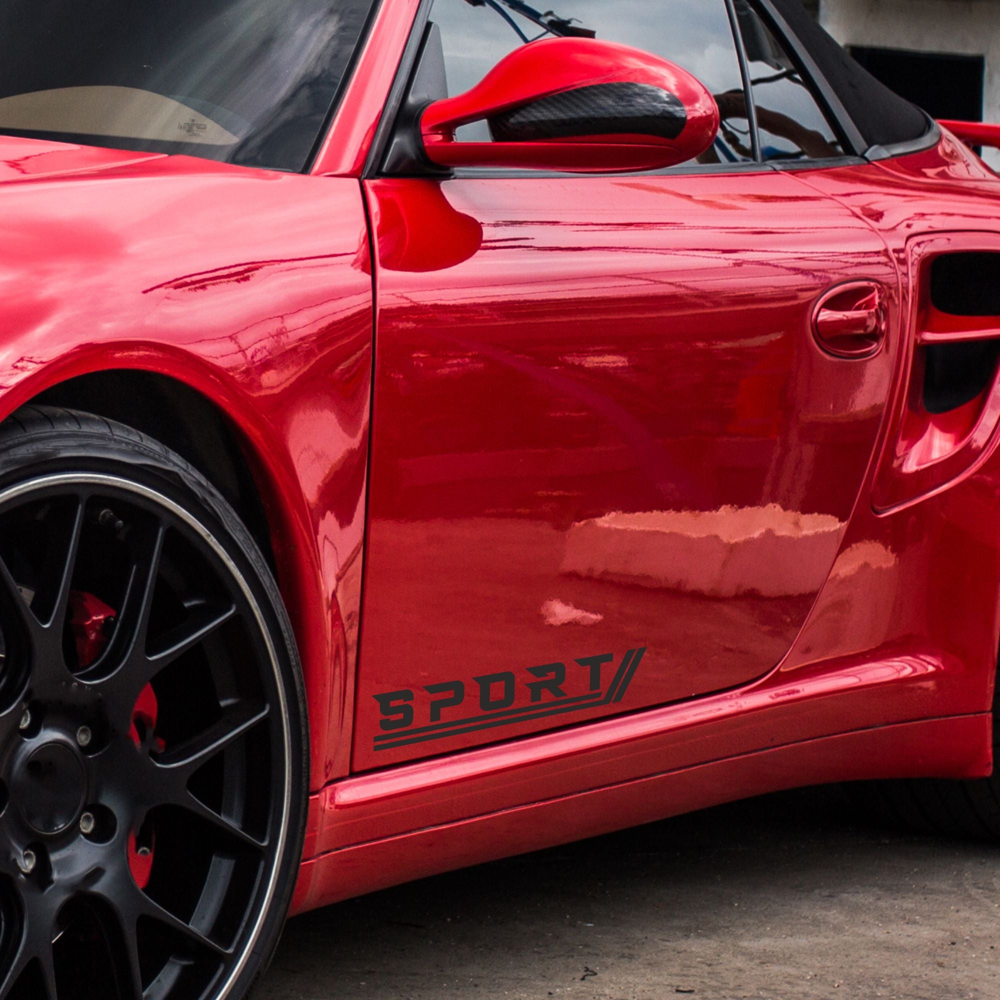 Aufkleber Set SPORT Auto Seitenaufkleber Tuning Sticker Universal Dekor - FOTOFOL