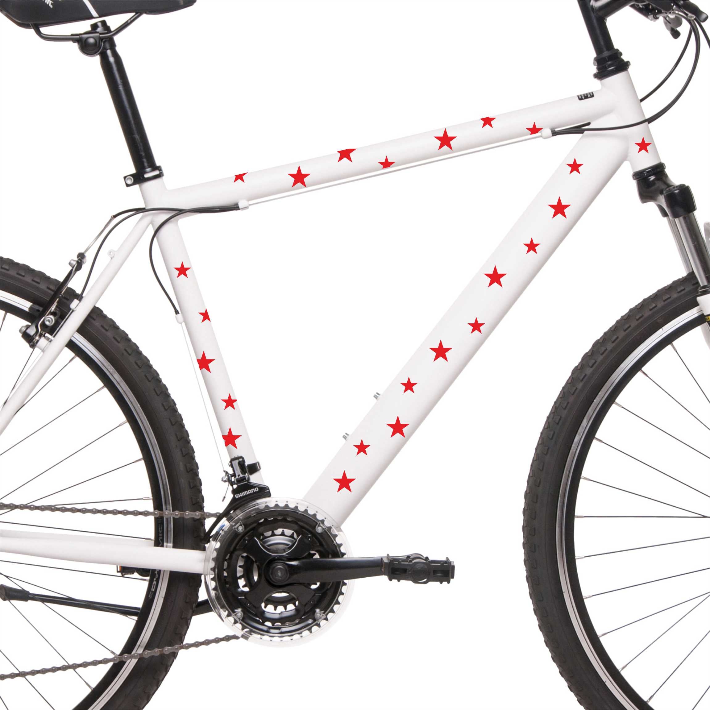 Aufkleber Sticker Sterne Fahrrad, Motorrad, Helm, Möbel, Schultüte, Trinkflasche, Skateboard - FOTOFOL