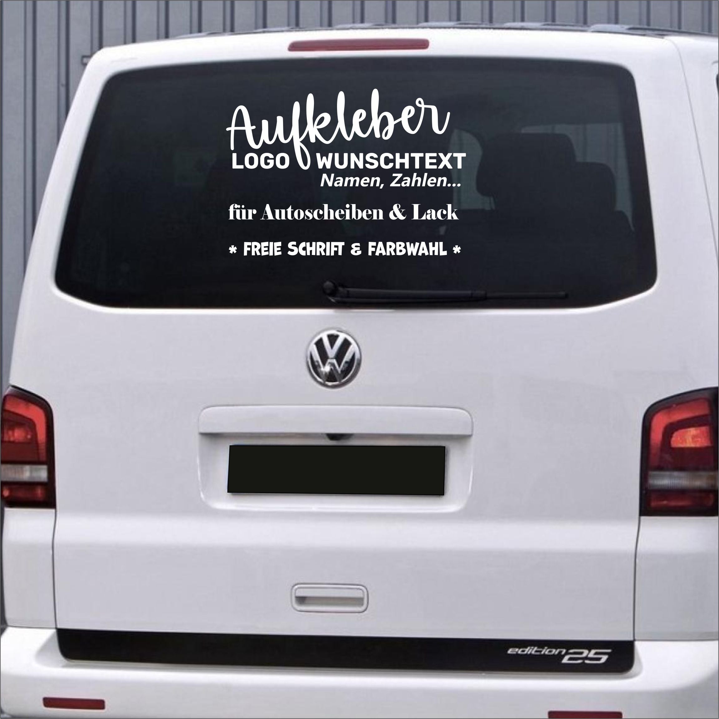 Autoaufkleber - Werbung Türaufkleber Heckaufkleber mit Designgestaltung - FOTOFOL