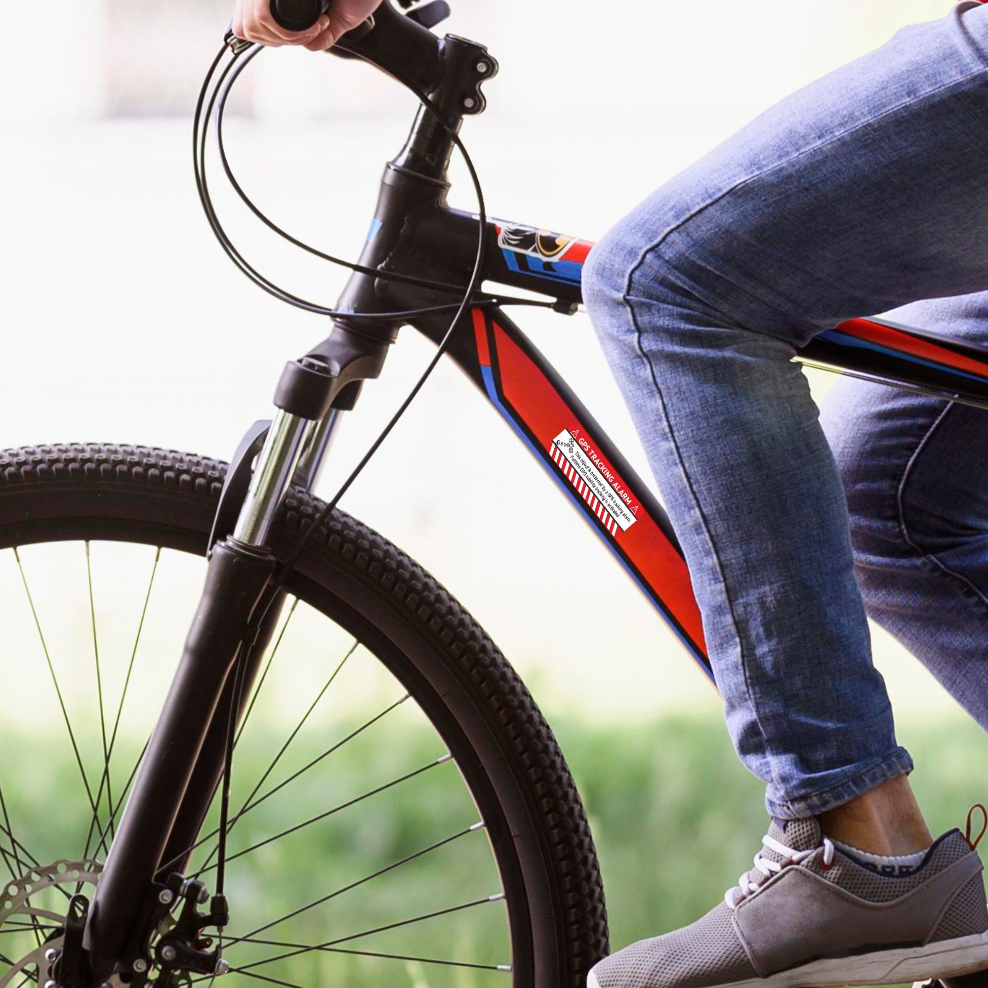 3er Set - Weiß Aufkleber „GPS - Tracking Alarm“ für Auto Motorräder Fahrräder Wohnmobile Kinderwägen GPS Object Folie Diebstahlschutz Alarm - FOTOFOL