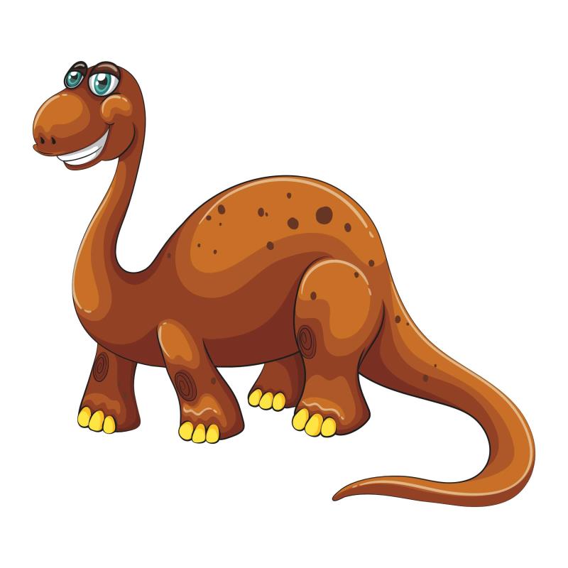 Wandtattoo Kinderzimmer Brachiosaurus - FOTOFOL
