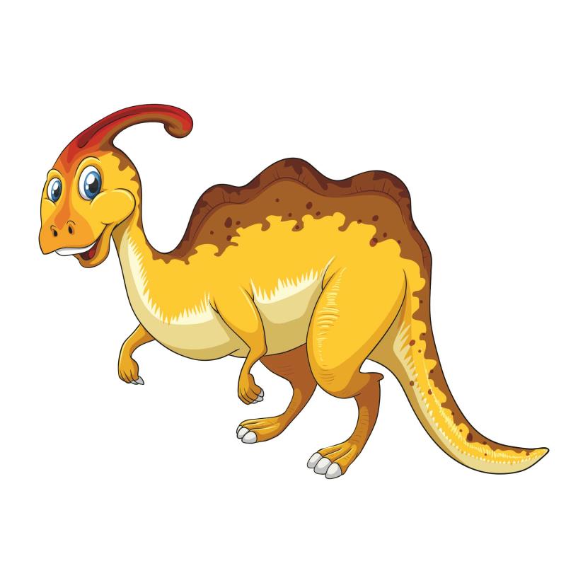 Wandtattoo Kinderzimmer Parasaurolophus - FOTOFOL