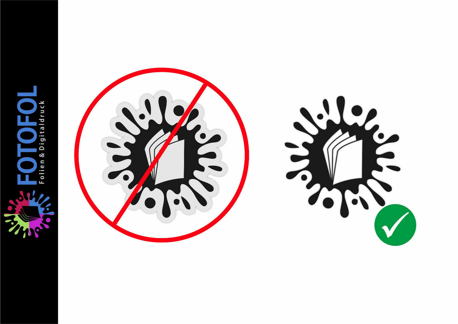 Leuchtaufkleber Fee mit Sternen leuchten fluoreszierend Sternenhimmel Aufkleber - FOTOFOL