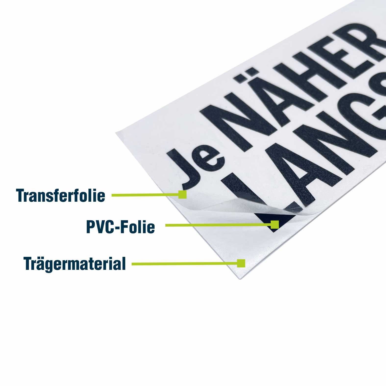 Lustige Aufkleber - "Je NÄHER du kommst desto LANGSAMER fahre ich!"- Style 2 - FOTOFOL
