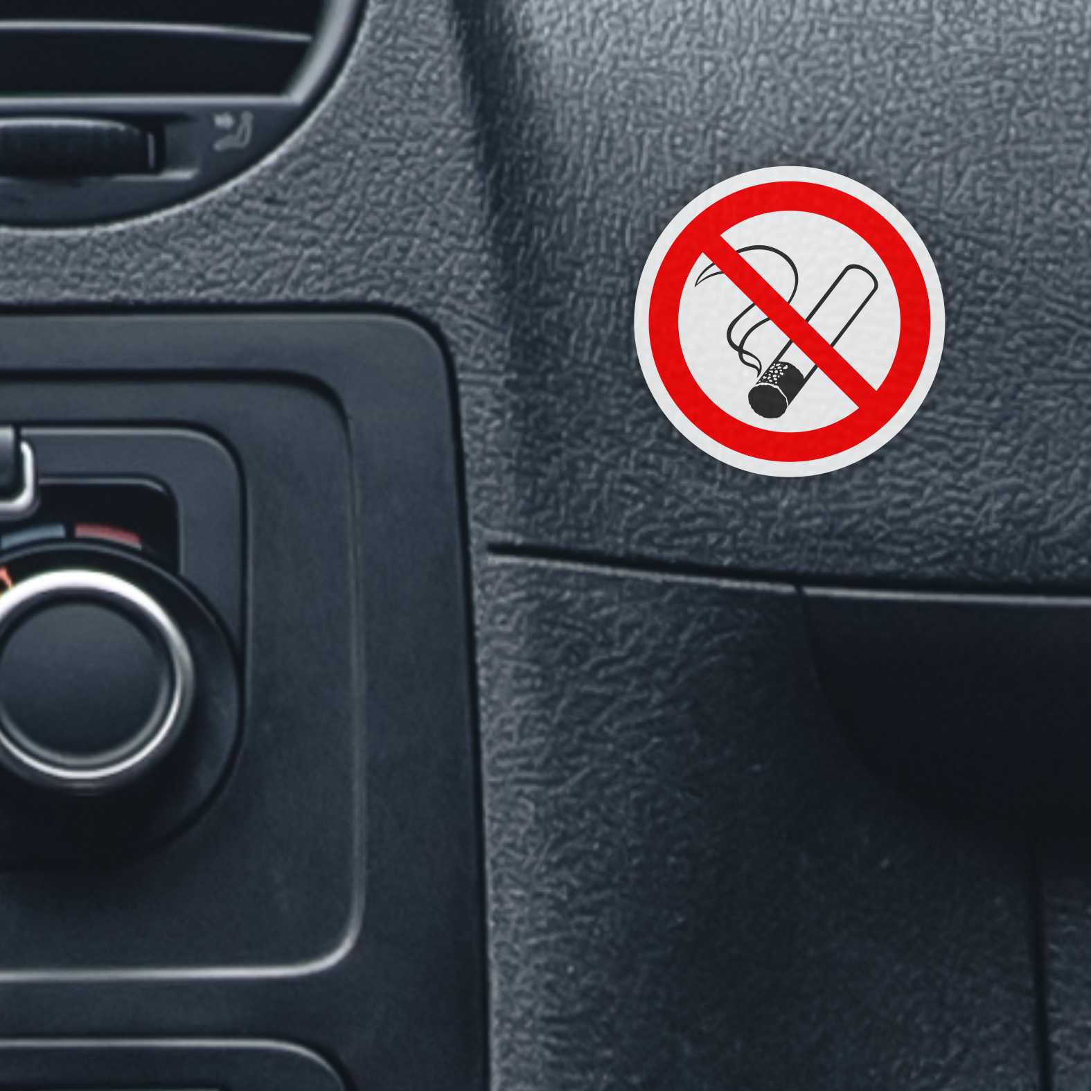 20 x Aufkleber Rauchen verboten Nichtraucher Rauchverbot ø 4cm - FOTOFOL
