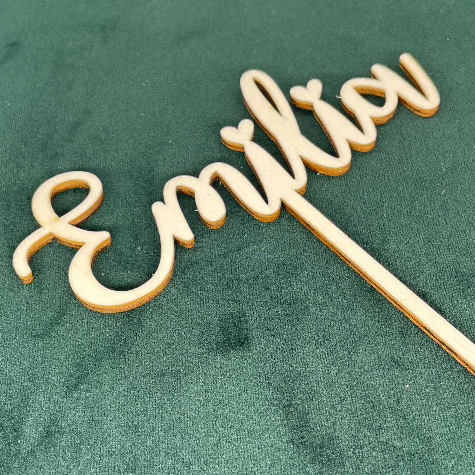 CAKE TOPPER Wunschname personalisiert- Tortendeko & Kuchendeko - FOTOFOL