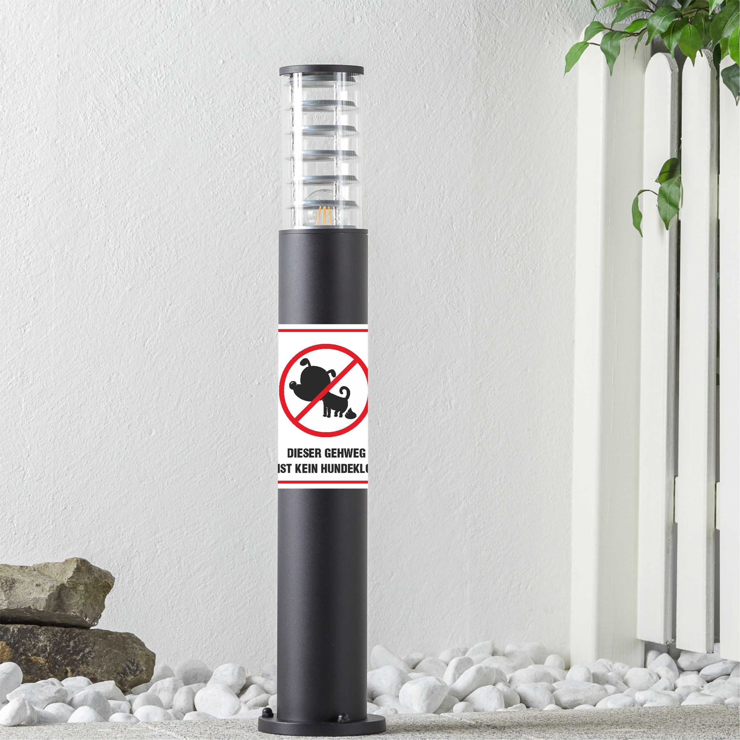 Aufkleber "Dieser Gehweg ist kein Hundeklo!" - FOTOFOL