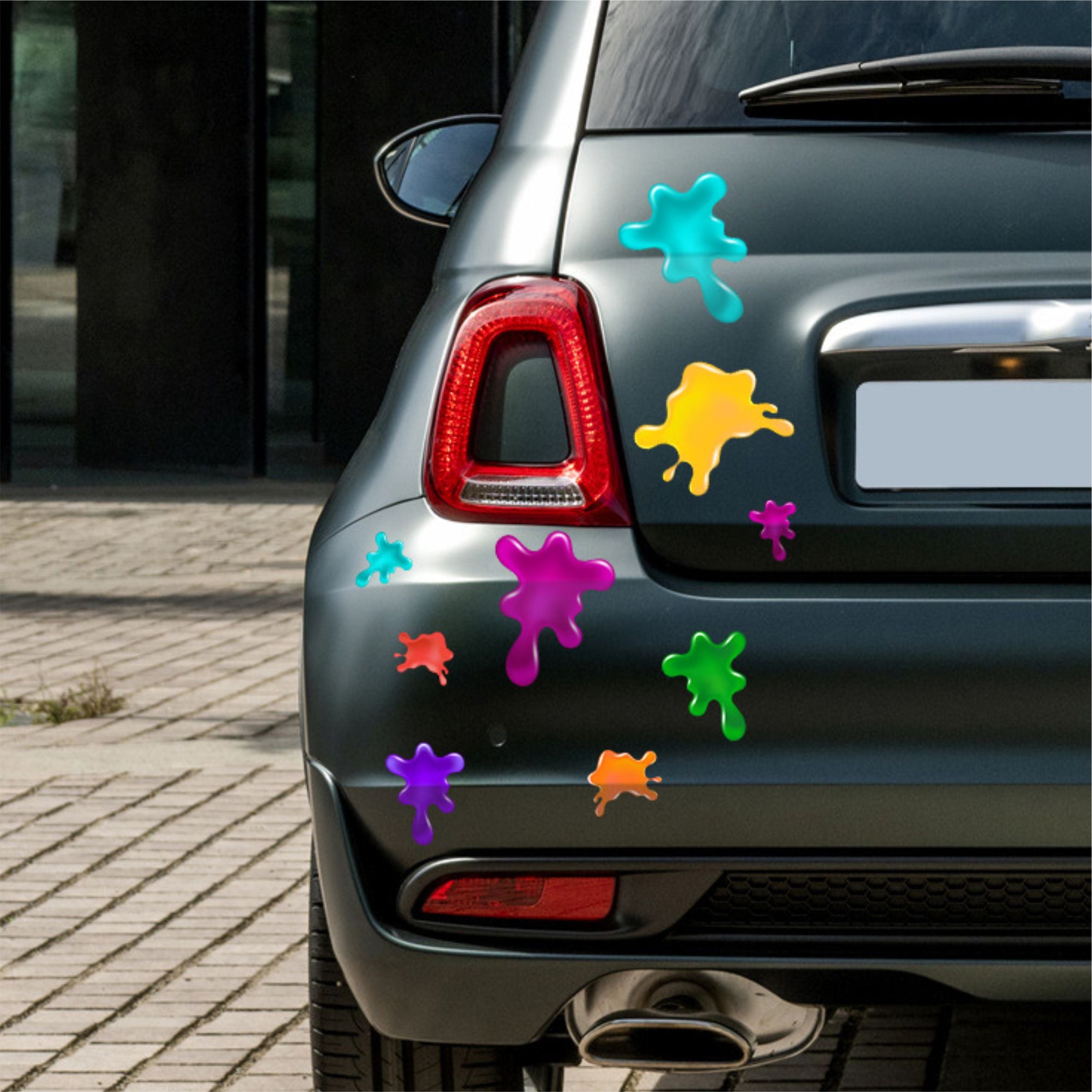 Autoaufkleber Flecken Spritzer Set - FOTOFOL