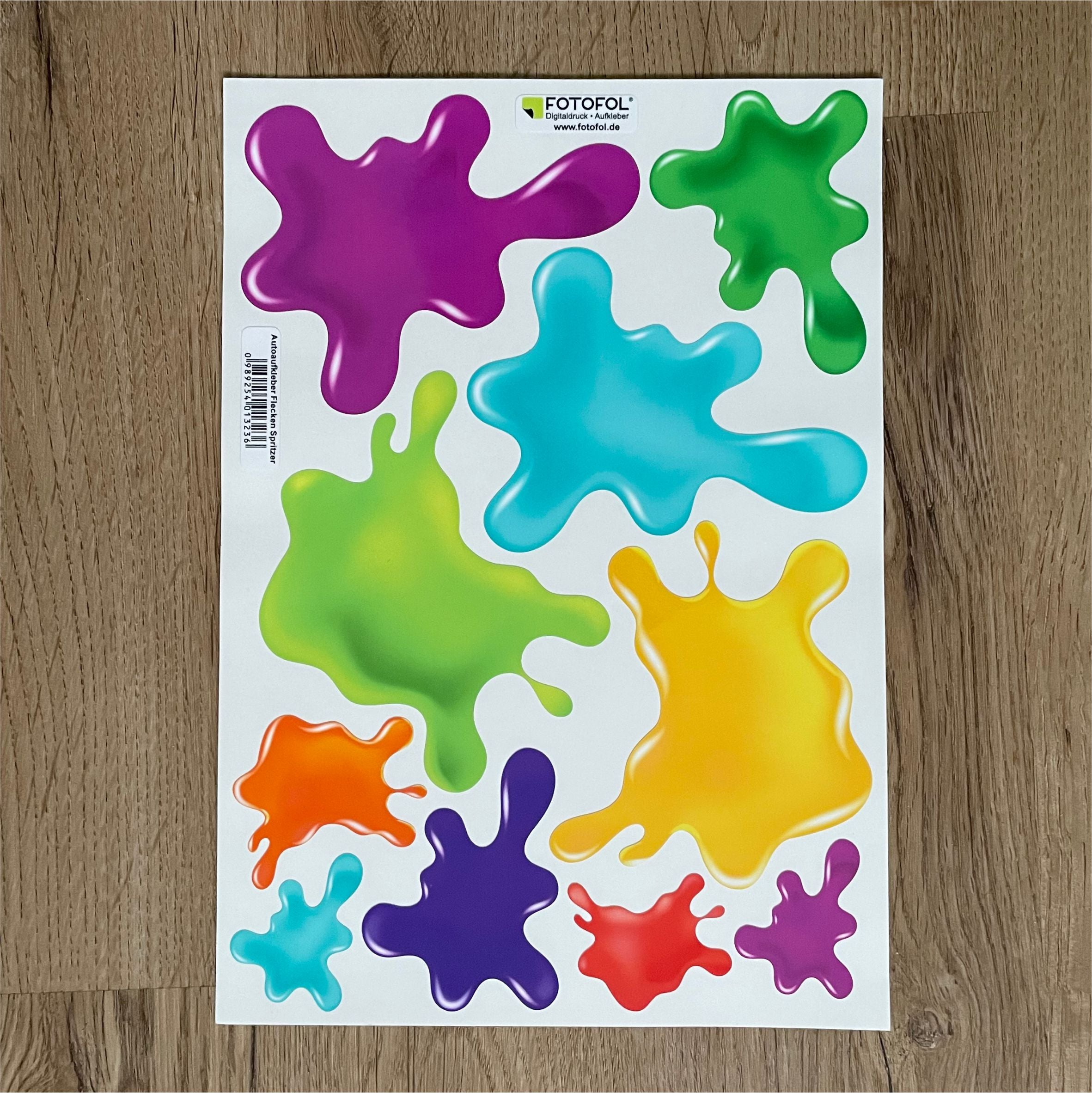 Autoaufkleber Flecken Spritzer Set - FOTOFOL