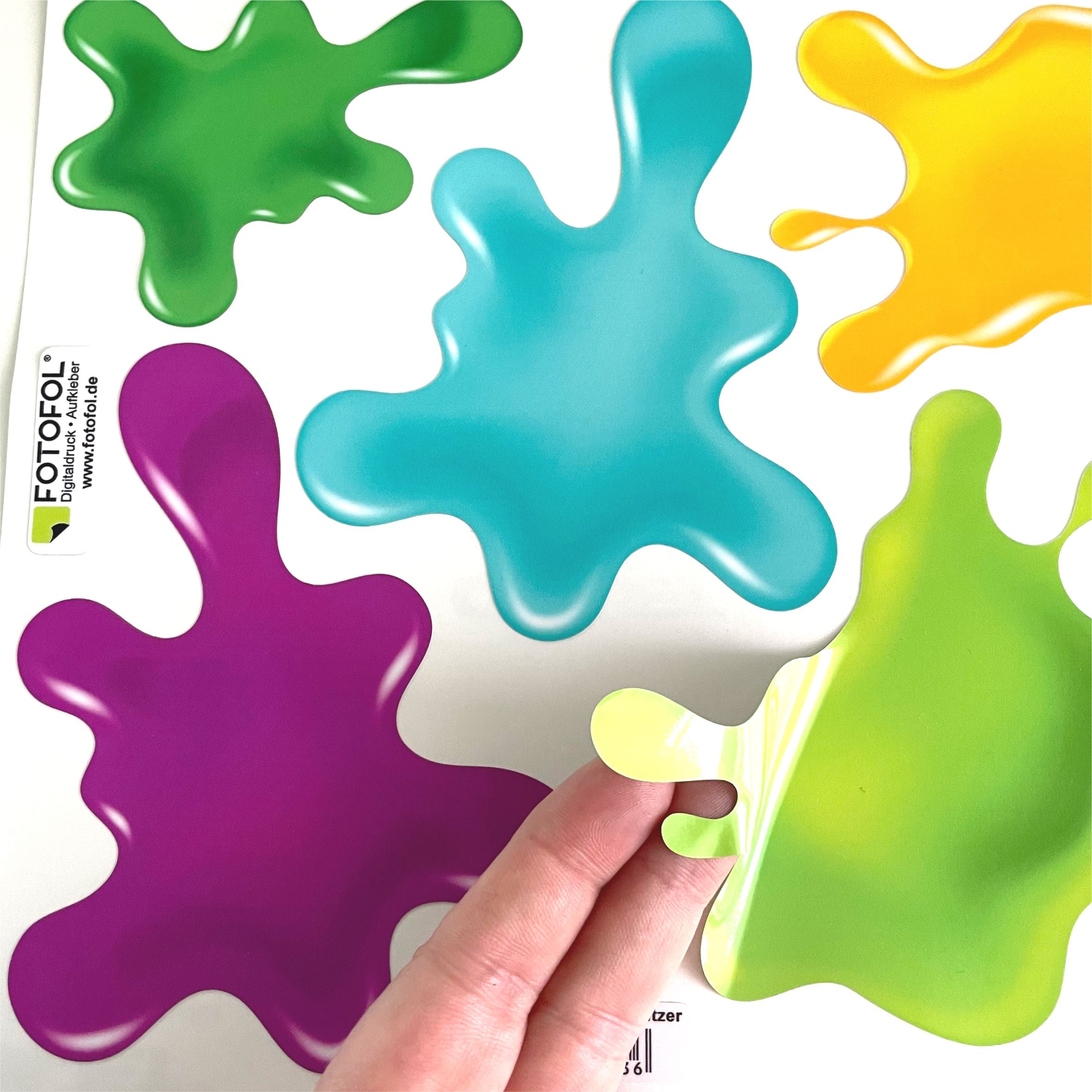 Autoaufkleber Flecken Spritzer Set - FOTOFOL