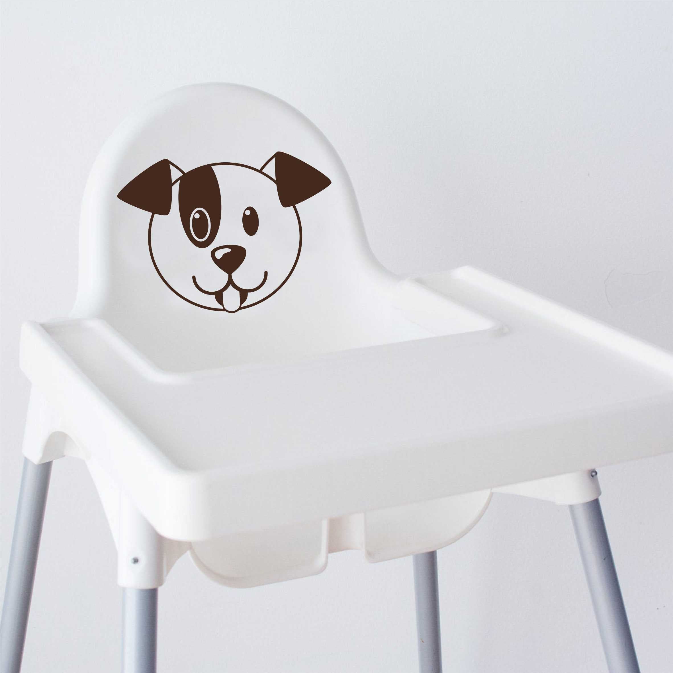 Aufkleber Sticker Hund Tiere IKEA ANTILOP MAMMUT Kinderstuhl Hocker Kinderhocker - FOTOFOL