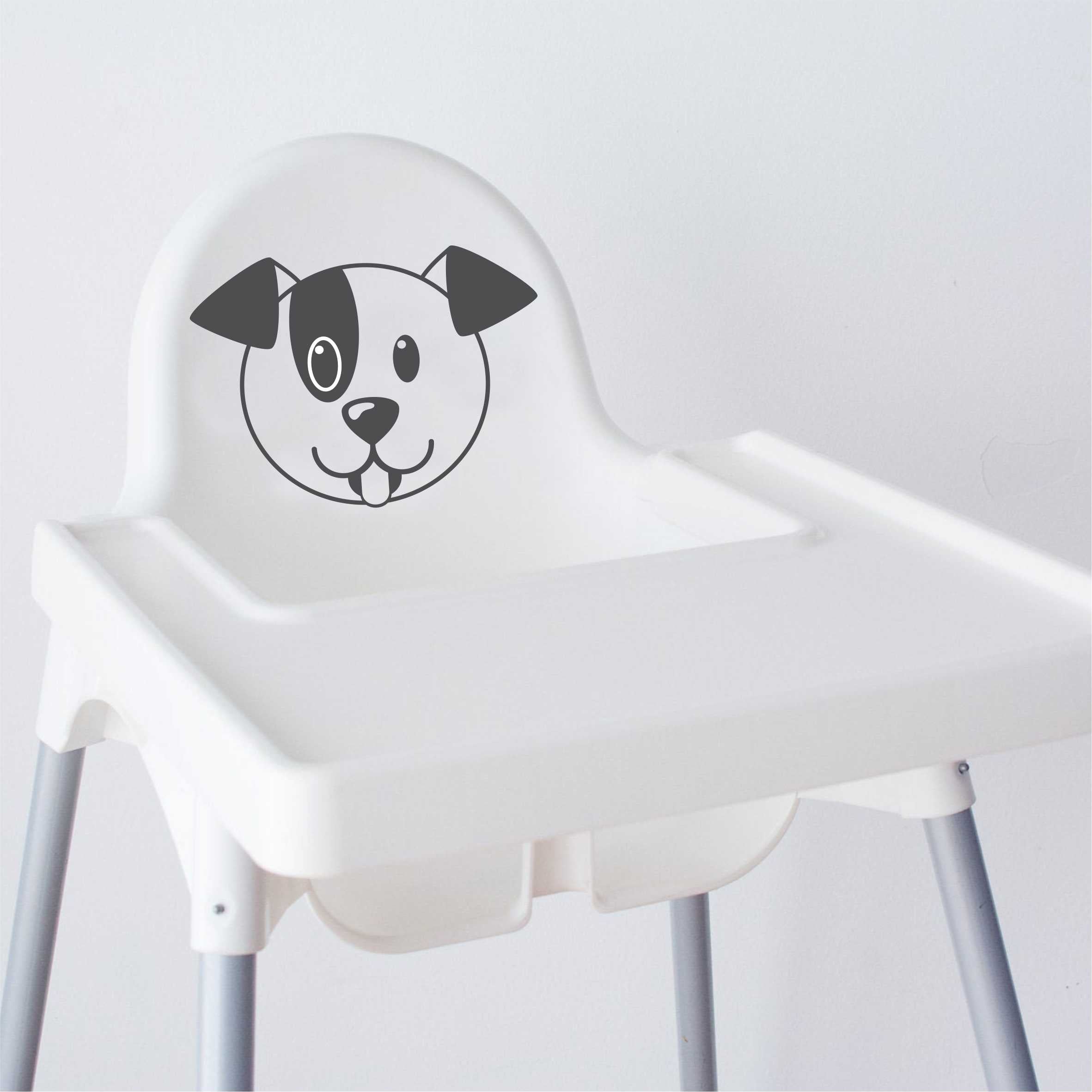 Aufkleber Sticker Hund Tiere IKEA ANTILOP MAMMUT Kinderstuhl Hocker Kinderhocker - FOTOFOL