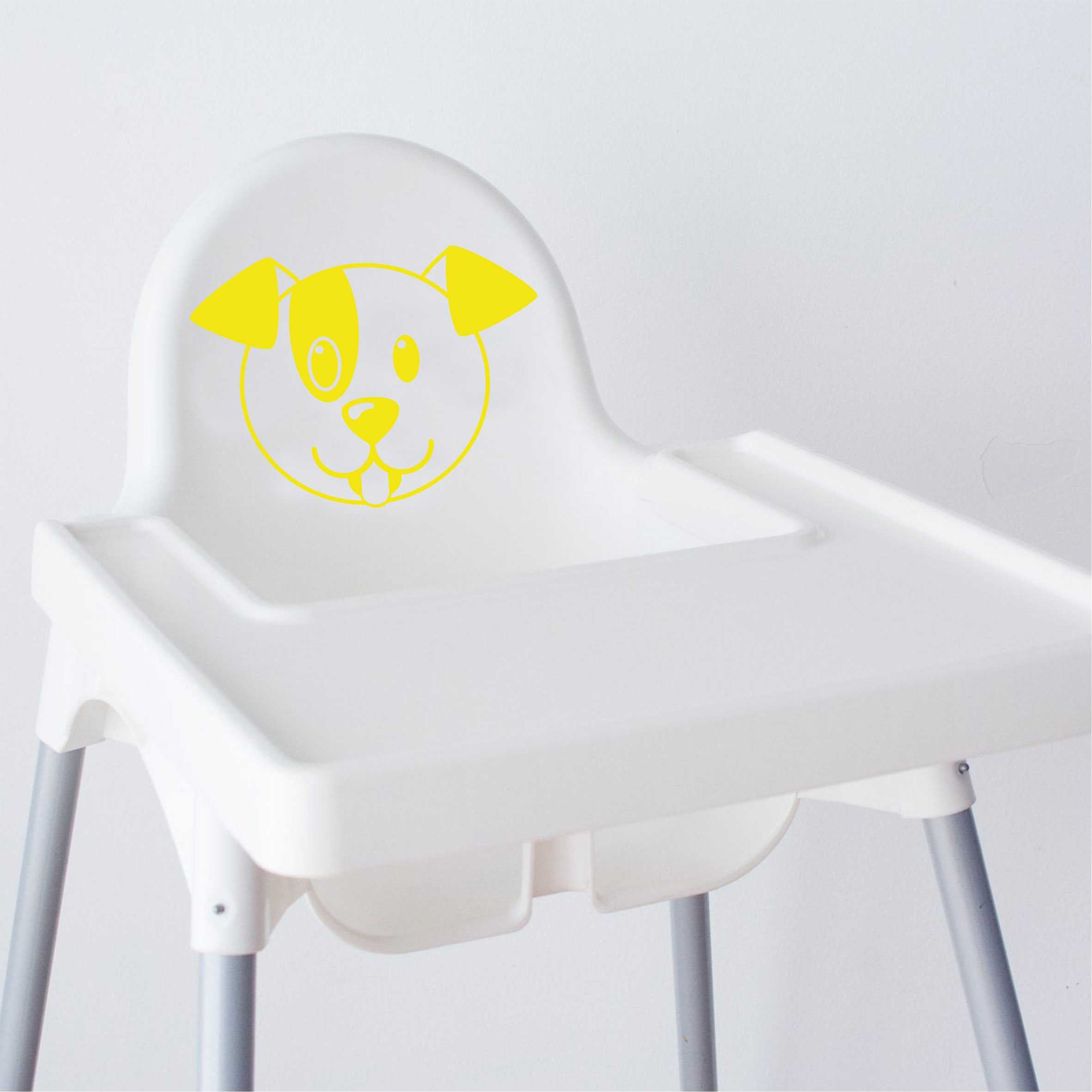 Aufkleber Sticker Hund Tiere IKEA ANTILOP MAMMUT Kinderstuhl Hocker Kinderhocker - FOTOFOL
