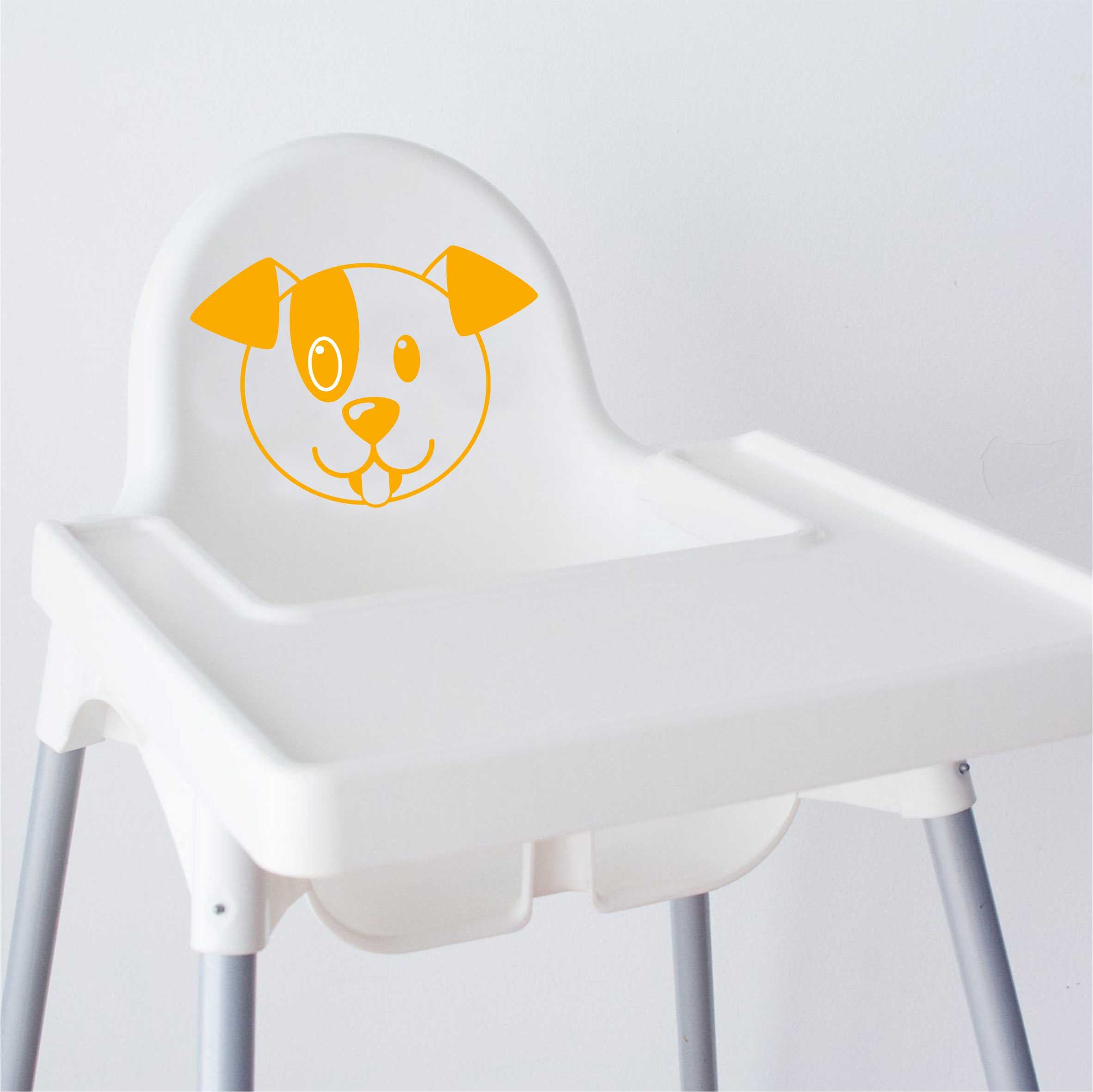 Aufkleber Sticker Hund Tiere IKEA ANTILOP MAMMUT Kinderstuhl Hocker Kinderhocker - FOTOFOL