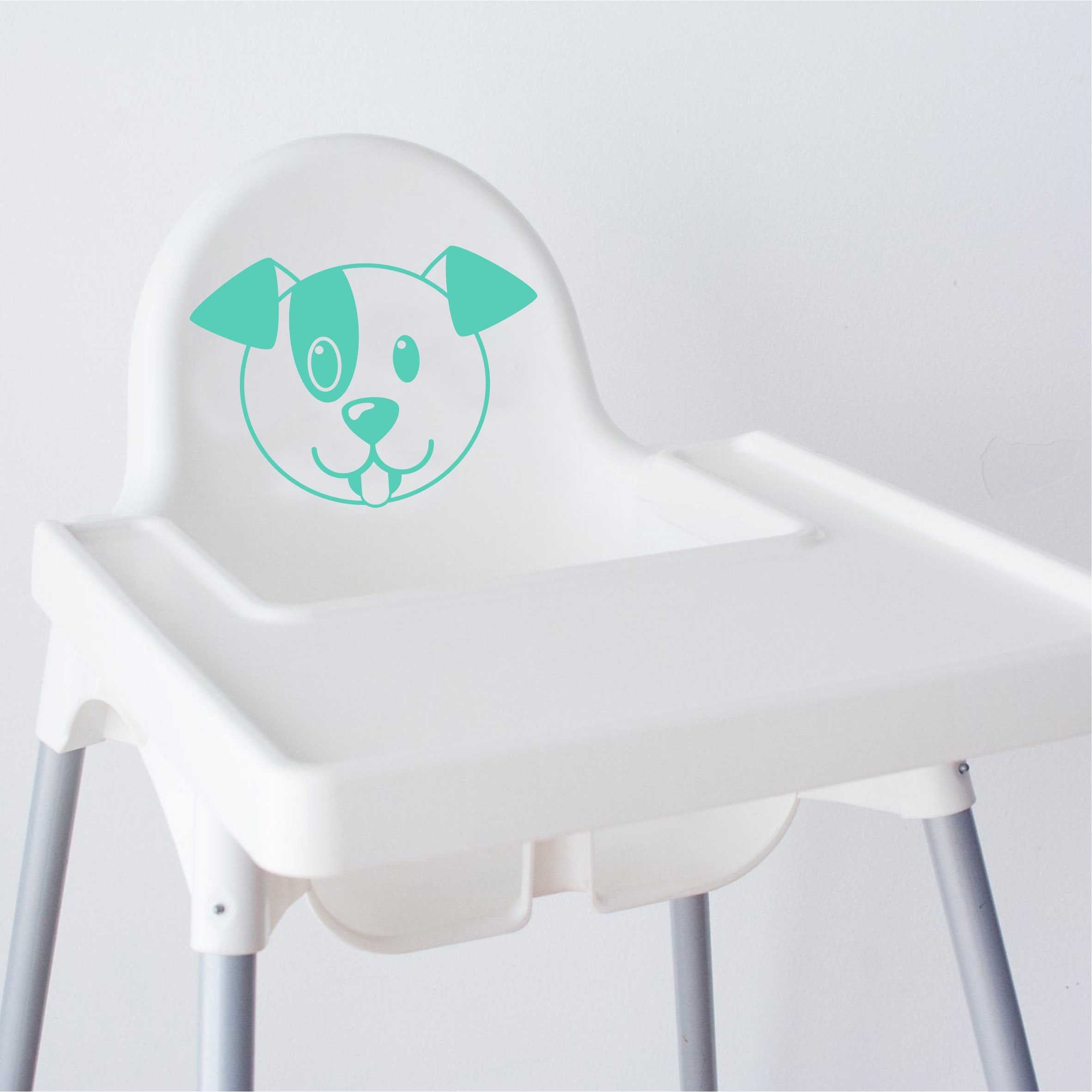 Aufkleber Sticker Hund Tiere IKEA ANTILOP MAMMUT Kinderstuhl Hocker Kinderhocker - FOTOFOL