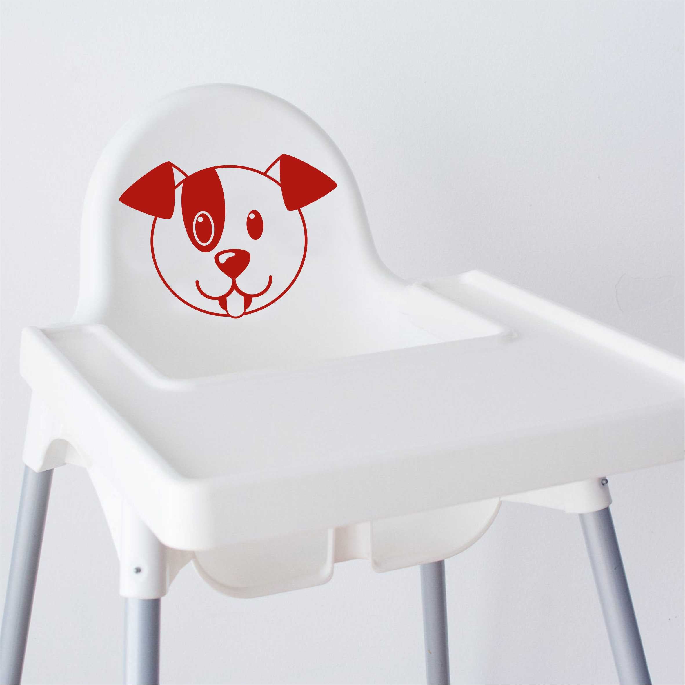 Aufkleber Sticker Hund Tiere IKEA ANTILOP MAMMUT Kinderstuhl Hocker Kinderhocker - FOTOFOL