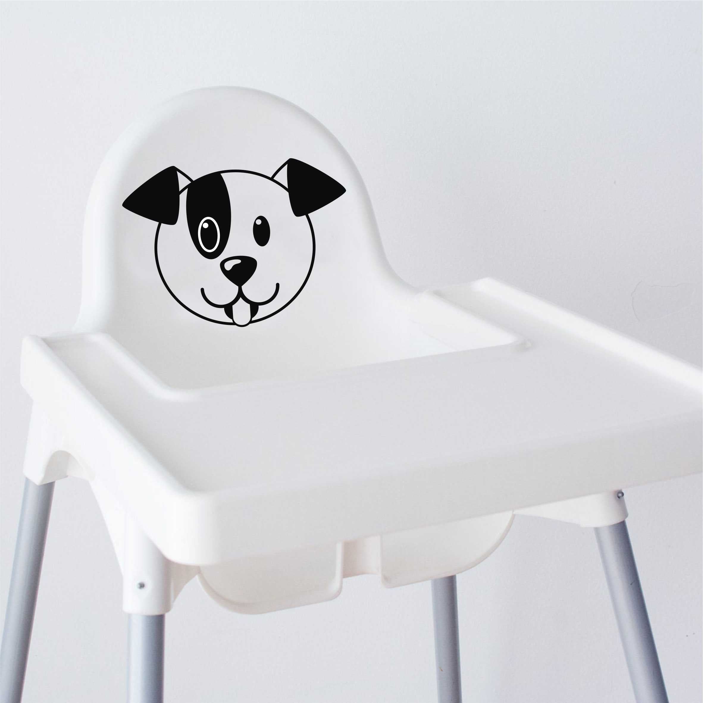 Aufkleber Sticker Hund Tiere IKEA ANTILOP MAMMUT Kinderstuhl Hocker Kinderhocker - FOTOFOL