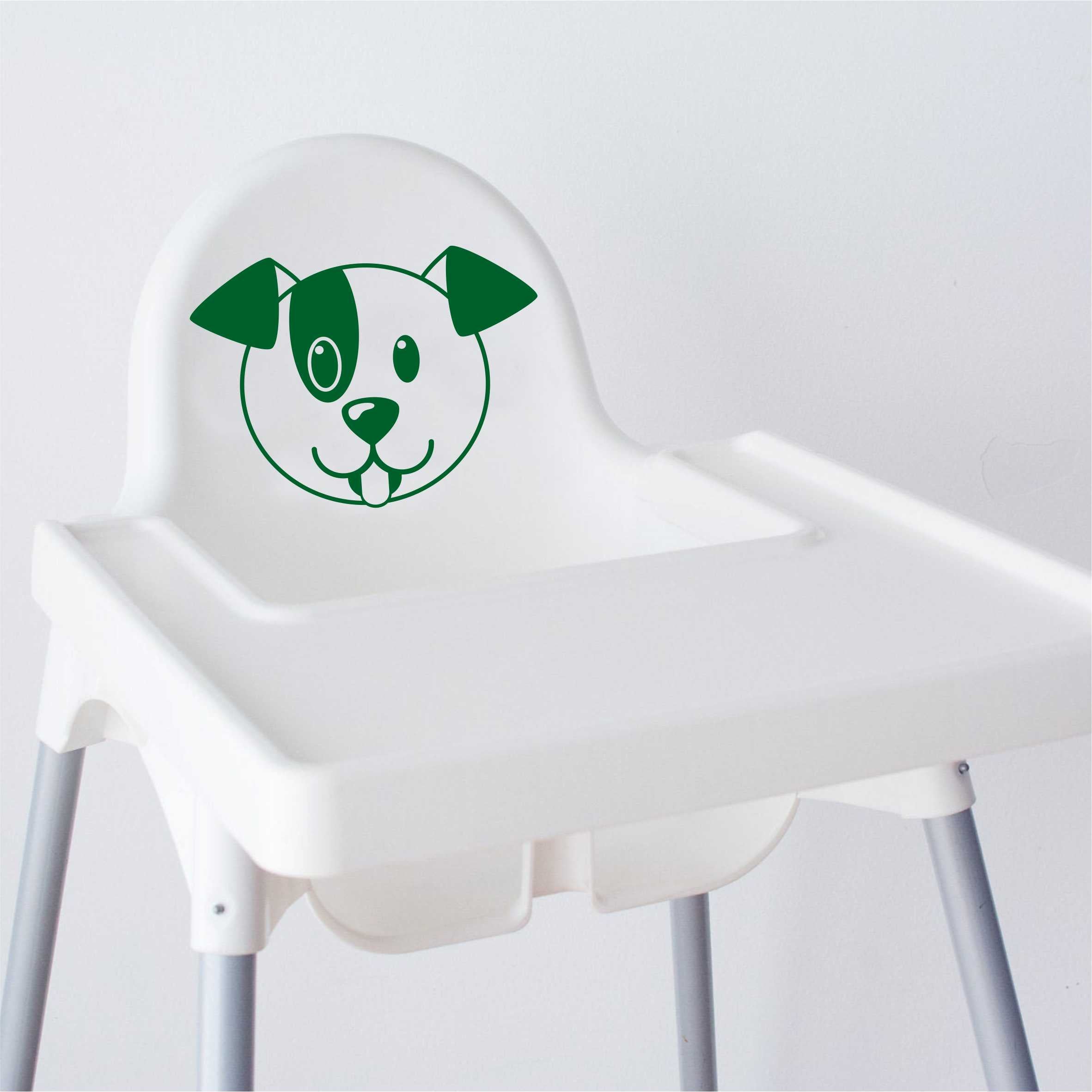 Aufkleber Sticker Hund Tiere IKEA ANTILOP MAMMUT Kinderstuhl Hocker Kinderhocker - FOTOFOL